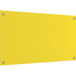 Protection de cuisine Jaune 90 x 50 x 0.6 cm verre trempé Vidaxl