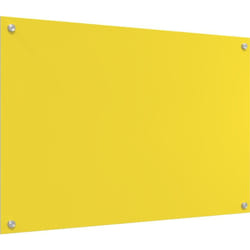 Dosseret de cuisine jaune 90x60x0,6 cm en verre trempé Vidaxl