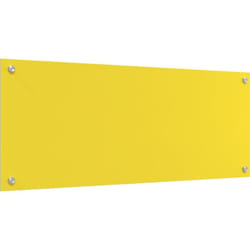 Vidaxl - cran de cuisine Jaune 100x40x0.6 cm Verre trempé