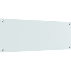 Dosseret de cuisine Blanc 110x40x0,6 cm en verre trempé Vidaxl