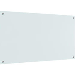 Crédence de Cuisine Blanche 110x60x0,6 cm en Verre Trempé vidaXL