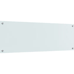 Dosseret de Cuisine Blanc 120x40x0,6 cm en Verre Trempé Vidaxl