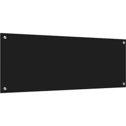 Vidaxl - Bordure de cuisine Noir 110x40x0,6 cm en verre trempé