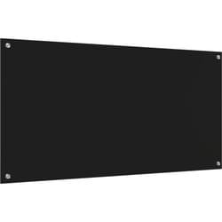 Vidaxl - Dosseret de Cuisine Noir 120x60x0,6 cm Verre Trempé
