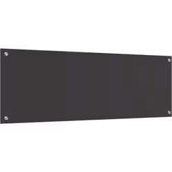 Cette crédence de cuisine rectangulaire gris foncé mesure 120 x 40 x 0,6 cm et est conçue pour améliorer votre espace de cuis ...