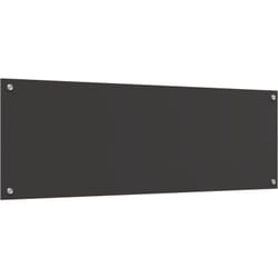 Vidaxl - Brique de cuisine Gris foncé 120x40x0,6 cm Verre trempé