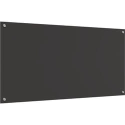 Crédence de cuisine Gris foncé 120x60x0,6 cm en verre trempé Vidaxl