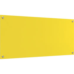 Vidaxl - Dosseret de cuisine Jaune 110x50x0,6 cm en verre trempé