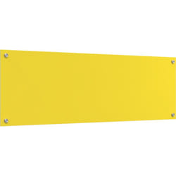 Protection de cuisine Jaune 120 x 40 x 0.6 cm verre trempé Vidaxl