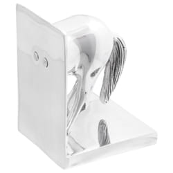 Serre-livres vidaXL 2 pcs Argent 11x14x25 cm Aluminium Cheval