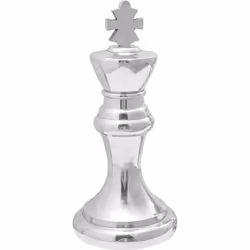 Cet ensemble moderne de sculptures d'échecs en aluminium est à la fois beau et pratique, parfait pour les adultes et les fans ...