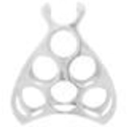 vidaXL Support à vin Argent 38 x 33 x 13 cm Aluminium
