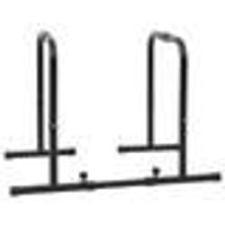 vidaXL Barre de dips avec longueur réglable, capacité de 300 kg, 96-117x67x75 cm en acier