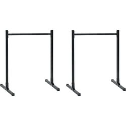 Vidaxl - Set de Stations de Dips 2 pcs Réglable en Hauteur 88.5/98.5 cm Acier