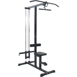 Vidaxl - Machine à Tirer Latéral avec Siège Ajustable 80 kg Chargeable en Acier