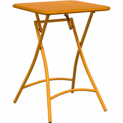 Cette Table de Salle à Manger Extérieure Moutarde allie praticité et ambiance moderne, créant un espace chaleureux pour dîner ...