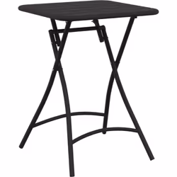 Cette Table Bistrot est un super combo de style et de praticité. Conçue pour les repas en extérieur, elle a un plateau carré ...