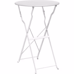 Cette petite table de bistro ronde est un chouette ajout à n'importe quel espace extérieur, créant une ambiance pour des repa ...