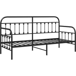 Cadre de Lit Black Daybed 80x200 cm Acier Vidaxl