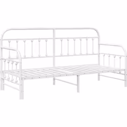 Ce cadre de lit blanc extensible et stylé combine praticité et style, parfait pour n'importe quelle chambre. Son design moder ...