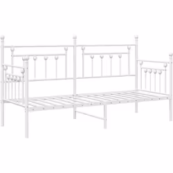 Ce cadre de lit en métal minimaliste est idéal pour les chambres modernes, mélangeant style et solidité. Sa belle finition bl ...