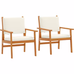 Cet ensemble de 2 chaises d'extérieur est idéal pour votre patio ou balcon. Il combine style et confort avec son revêtement c ...