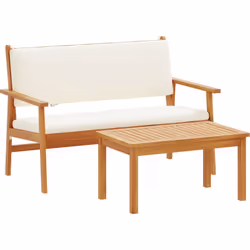Cet ensemble de bancs d'extérieur est une super combinaison de style et de fonction, parfait pour embellir vos espaces extéri ...