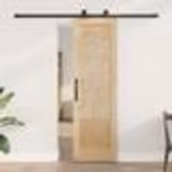Porte coulissante vidaXL avec kit matériel 61x198,5 cm Bois massif de pin