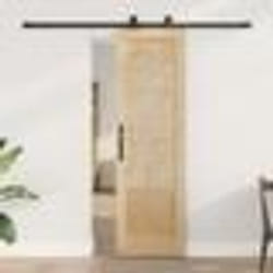 Porte coulissante vidaXL avec kit matériel 61x198,5 cm Bois massif de pin