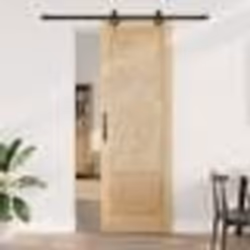 Porte coulissante vidaXL avec quincaillerie 78x232 cm en pin massif