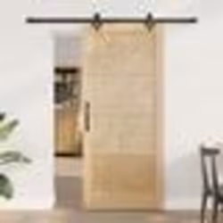 Porte coulissante vidaXL avec ensemble quincaillerie 86x198,5 cm Bois de pin massif