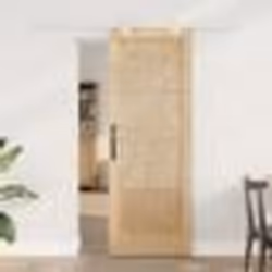 Porte coulissante vidaXL avec quincaillerie 73,5x198,5 cm en bois massif de pin