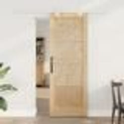 Porte coulissante vidaXL avec quincaillerie 73,5x198,5 cm en bois massif de pin