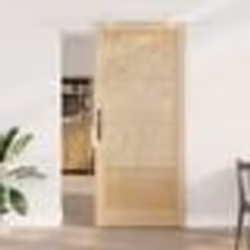 Porte coulissante vidaXL avec quincaillerie 93x211 cm Bois massif Pin