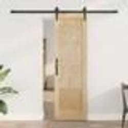 Porte coulissante vidaXL avec ensemble de matos 61x198,5 cm Bois solide en pin