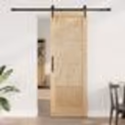 Porte coulissante vidaXL avec kit matériel 73,5x211 cm en pin massif