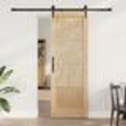 Porte coulissante vidaXL avec kit matériel 73,5x211 cm en pin massif