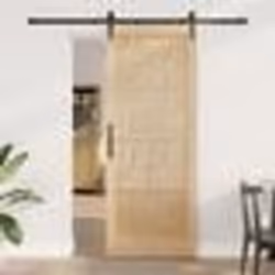 Porte coulissante vidaXL avec kit de quincaillerie 83x211 cm en bois massif de pin