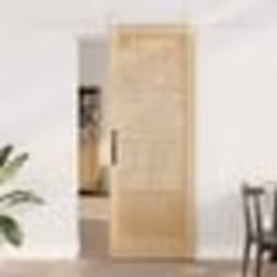 Porte coulissante vidaXL avec matériel 78x211 cm Pin massif