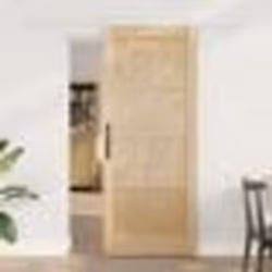 Porte Coulissante vidaXL avec Kit de Matériel 83x202 cm en Bois Massif Pin