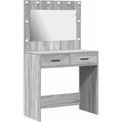 Coiffeuse Sonoma Gris 78.5 X 41 X 135 Cm Bois D'Ingénierie Vidaxl