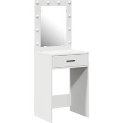 Vidaxl - Table de Maquillage avec Éclairage led Blanc 50x41x135 cm