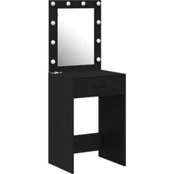Coiffeuse Chêne noir 50 x 41 x 135 cm Bois d'ingénierie Vidaxl