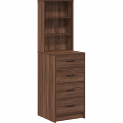 Ce joli cabinet haut en chêne marron ajoute du style et de la praticité à ta déco. Conçu en chêne massif, il est solide et es ...