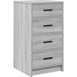 Vidaxl - Meuble Sideboard gris sonoma 40x41x75 cm en bois d'ingénierie