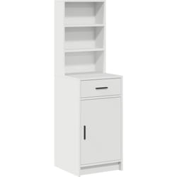 Highboard Blanc 40x41x135 cm en bois d'ingénierie vidaXL