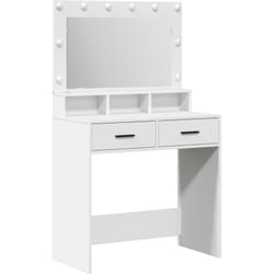 Coiffeuse avec tiroir Blanc 79 x 41 x 135 cm Bois d'ingénierie Vidaxl