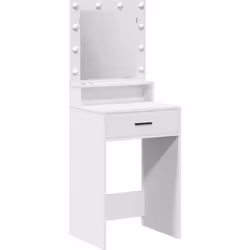 Cette table de maquillage moderne va vraiment améliorer ta chambre avec son style et sa praticité, t’offrant un beau coin pou ...