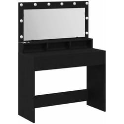 Coiffeuse Chêne Noir 100 X 41 X 135 Cm Bois D'Ingénierie Vidaxl