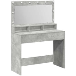 Coiffeuse Gris Béton 100 X 41 X 135 Cm Bois D'Ingénierie Vidaxl